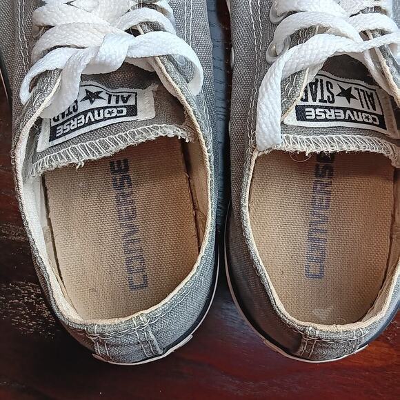 Coverse All-Star Low Canvas Sneakers Womens Size 7 Chuck Taylor Lace Up Shoes - Picture 8 of 10